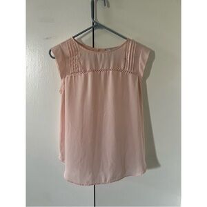 LOFT - (Pink) No Sleeve Blouse - Women’s Tops